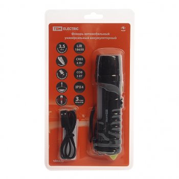 Фонарь ручной аккумуляторный TDM TDM sq0350-0058
