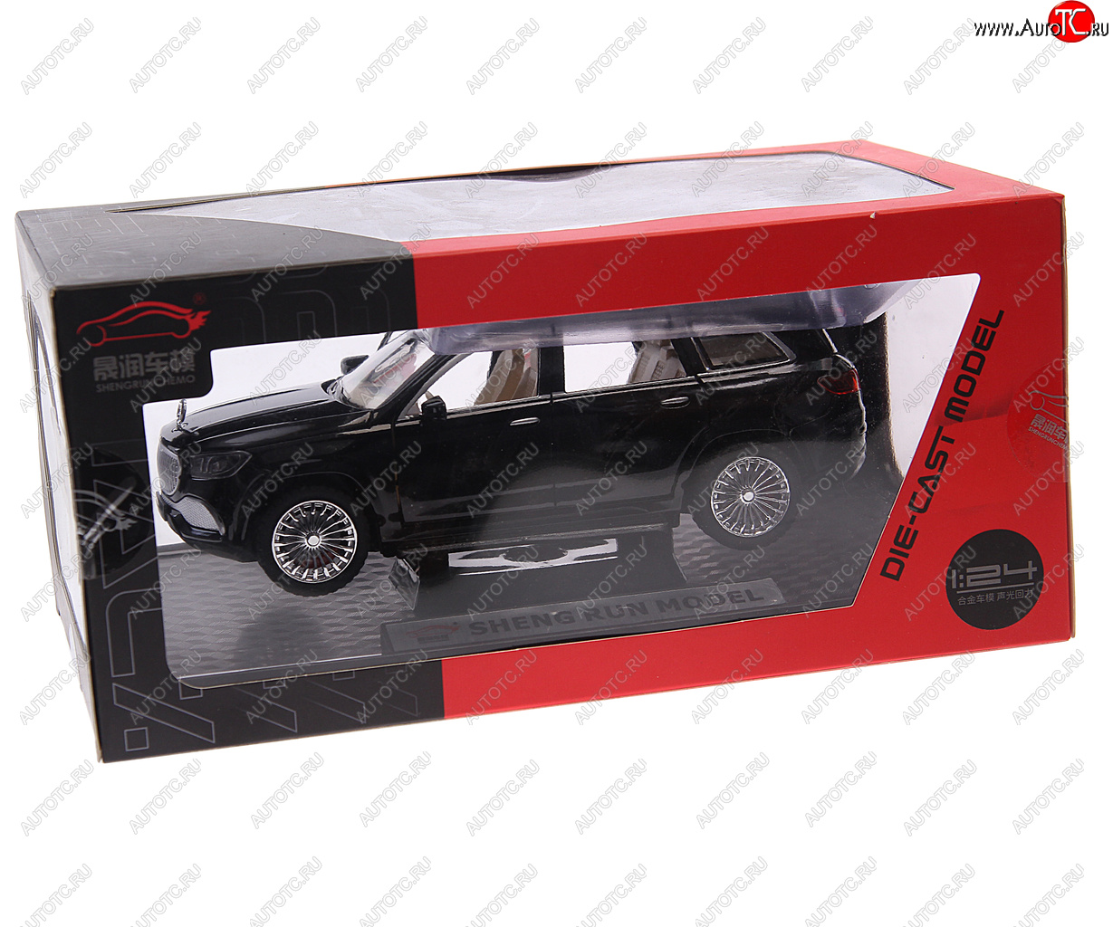 3 599 р. Модель автомобиля MERCEDES GLS 600 металлическая (1:24) (свет,звук) NO NAME sr2404  с доставкой в г. Керчь