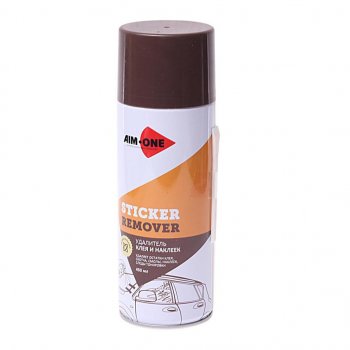 339 р. Удалитель наклеек и следов клея 450мл аэрозоль Sticker Remover AIM-ONE AIM-ONE sr-270  с доставкой в г. Керчь. Увеличить фотографию 1