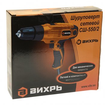 3 189 р. Шуруповерт сетевой 550Вт 34Нм 0-1800обмин. ВИХРЬ ВИХРЬ сш-5502  с доставкой в г. Керчь. Увеличить фотографию 3