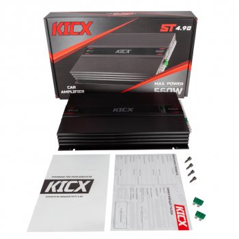 9 599 р. Усилитель автомобильный 4х90Вт KICX KICX st 4.90  с доставкой в г. Керчь. Увеличить фотографию 5
