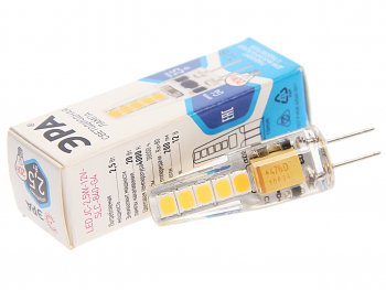 201 р. Лампа светодиодная G4 2.5W (20W) 12V нейтральный ЭРА ЭРА std led-jc-2,5w-12v-slc-840-g4  с доставкой в г. Керчь. Увеличить фотографию 1