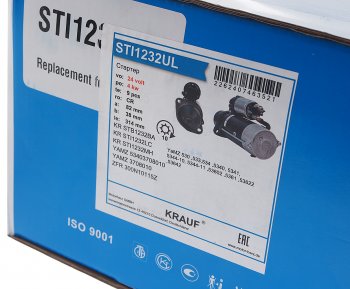 16 799 р. Стартер ЯМЗ-534,536 24В z=10 4.0кВт KRAUF KRAUF sti1232ul  с доставкой в г. Керчь. Увеличить фотографию 4