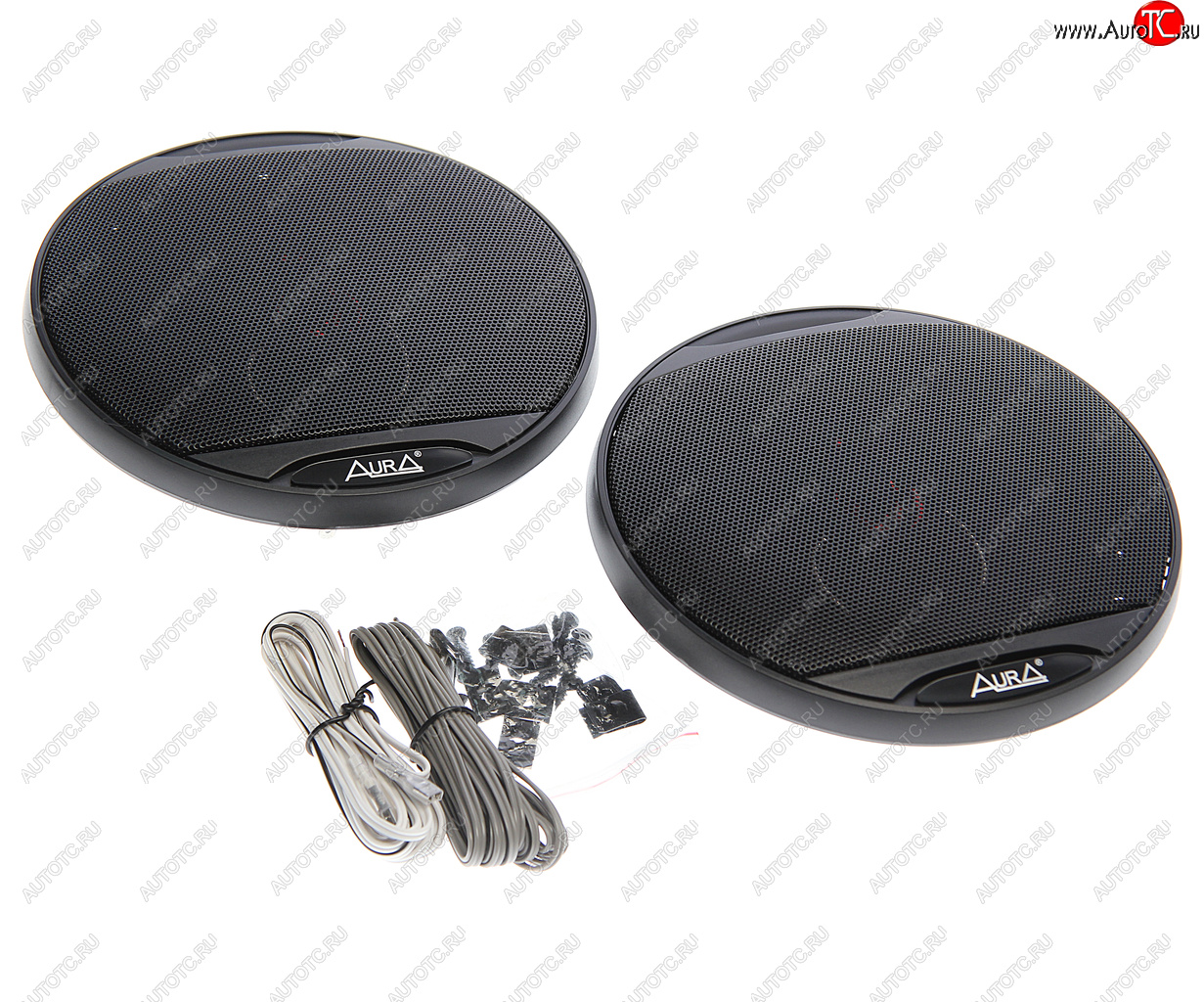 2 799 р. Колонки коаксиальные (2-х полосные, Ø6,5 (16 см), 61 ВТ) AURA STORM-652 Jeep Compass MP дорестайлинг (2016-2022)  с доставкой в г. Керчь