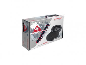 Колонки коаксиальные (3-х полосные, Ø 6×9 (16×24см), 121 ВТ) AURA STORM-693 Subaru Forester SH (2008-2013)