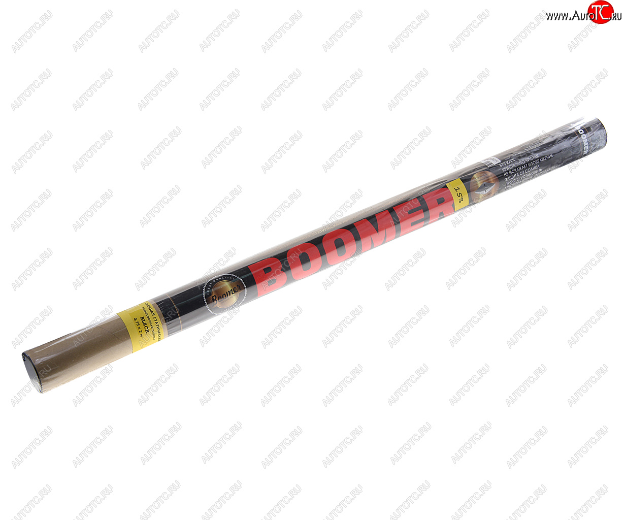 1 579 р. Пленка тонировочная 15% 0.75х2.0м съемная Black STP BOOMER BOOMER stp-75200bk15  с доставкой в г. Керчь