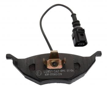 629 р. Колодки тормозные AUDI A2 (01-05) передние (4шт.) PAGID PAGID t1204  с доставкой в г. Керчь. Увеличить фотографию 3