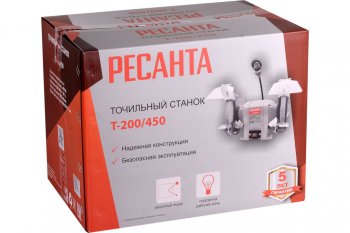 7 399 р. Точило 450Вт 200мм 2950обмин. РЕСАНТА РЕСАНТА т-200450  с доставкой в г. Керчь. Увеличить фотографию 15