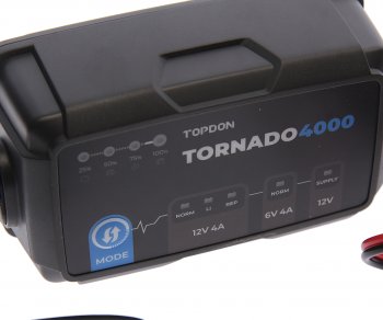 6 699 р. Устройство зарядное 6-12V 4А 150Ач (автомат) IP 65 TOPDON TOPDON t4000  с доставкой в г. Керчь. Увеличить фотографию 2