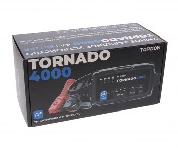 6 699 р. Устройство зарядное 6-12V 4А 150Ач (автомат) IP 65 TOPDON TOPDON t4000  с доставкой в г. Керчь. Увеличить фотографию 3