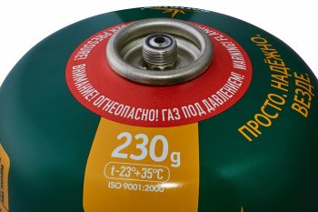 439 р. Газ бутан 230г резьбовой (всесезонный) Standard TOURIST TOURIST tbr-230  с доставкой в г. Керчь. Увеличить фотографию 2