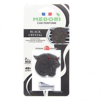 Ароматизатор на дефлектор керамика ПАНТЕРА (black crystal) 27г MEDORI MEDORI tc-50