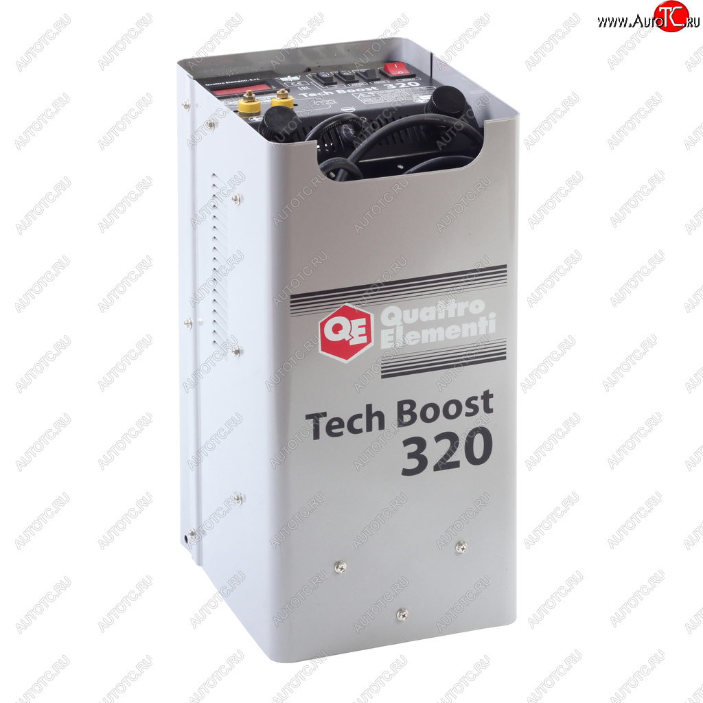 15 849 р. Устройство пуско-зарядное 12-24V45-450Ач300А передвижное QUATTRO ELEMENTI QUATTRO ELEMENTI tech boost 320  с доставкой в г. Керчь