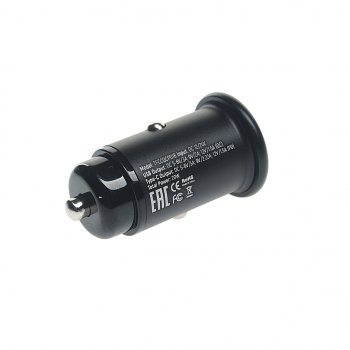 569 р. Устройство зарядное в прикуриватель 1USB + 1 Type C 12V TFN TFN tfn-ccrpd18w03  с доставкой в г. Керчь. Увеличить фотографию 2