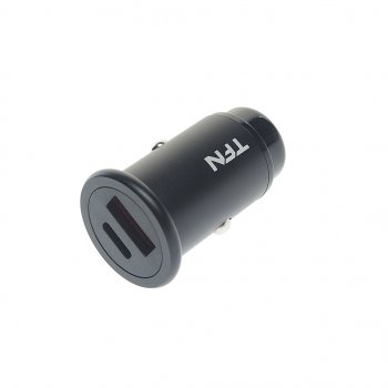 569 р. Устройство зарядное в прикуриватель 1USB + 1 Type C 12V TFN TFN tfn-ccrpd18w03  с доставкой в г. Керчь. Увеличить фотографию 1