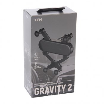 289 р. Держатель телефона на дефлектор черный TFN TFN tfn-hl-gravity2  с доставкой в г. Керчь. Увеличить фотографию 4