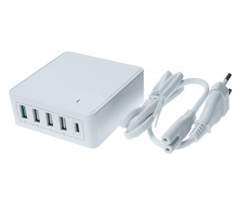 2 059 р. Устройство зарядное в розетку 5 USB TFN TFN tfn-wc05  с доставкой в г. Керчь. Увеличить фотографию 1