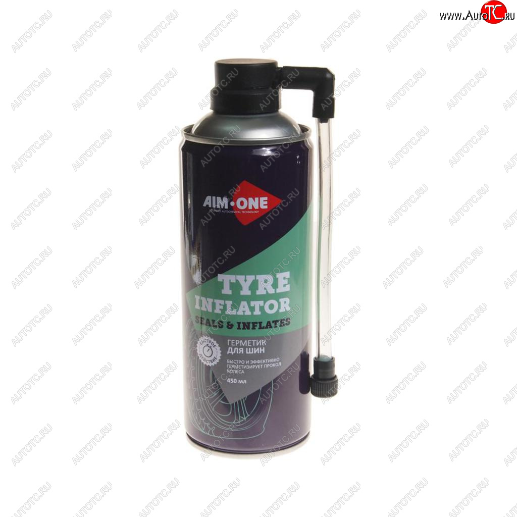 389 р. Герметик шин 450мл аэрозоль Tyre Inflator AIM-ONE AIM-ONE ti-270  с доставкой в г. Керчь