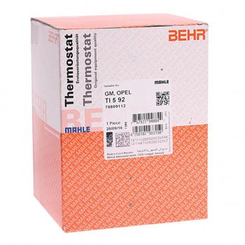 4 299 р. Термостат OPEL Astra G,H,Vectra B,С (X18XE1/Z18XE) (92град.) MAHLE MAHLE ti592 MAHLE ti592  с доставкой в г. Керчь. Увеличить фотографию 3