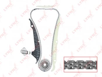 13 449 р. Комплект цепи ГРМ VW AUDI SKODA (1.82.0) (1 цепь+башмак натяж+2 успокоит+натяж+1 звезда) LYNX LYNX tk0009  с доставкой в г. Керчь. Увеличить фотографию 8