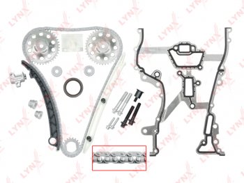 11 599 р. Комплект цепи ГРМ OPEL Astra H (1.4) (цепь+башмак+2 успок+натяж+3 звез+прокл кр ГРМ+сальник) LYNX LYNX tk0010  с доставкой в г. Керчь. Увеличить фотографию 1