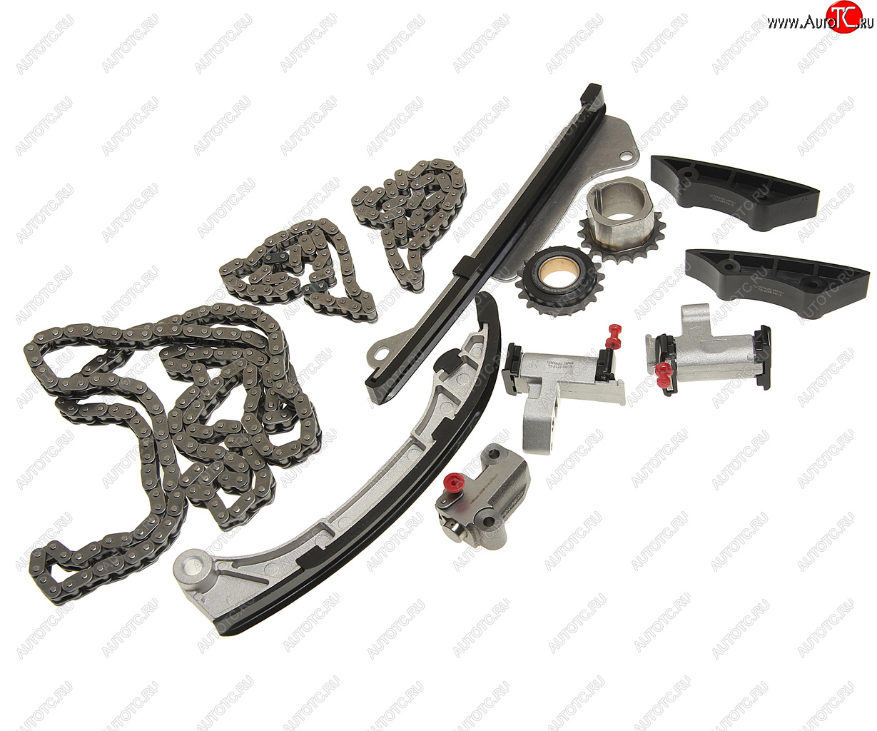 28 799 р. Комплект цепи ГРМ TOYOTA Camry (06-) (3.5) (3 цепи+башмак натяж+3 успокоит+3 натяж+2 звезды) LYNX LYNX tk0060  с доставкой в г. Керчь