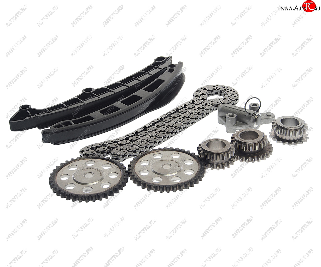 11 299 р. Комплект цепи ГРМ VW AUDI SKODA (1.41.6) (1 цепь+башмак натяж+успокоит+натяж+5 звезд) LYNX LYNX tk0065  с доставкой в г. Керчь