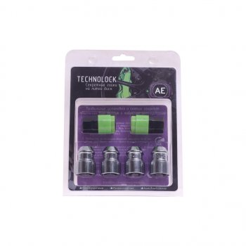 Гайка колеса 12х36 секретки конус закрытая комплект 4шт. 2 головки TECHNOLOCK TECHNOLOCK tl-ae
