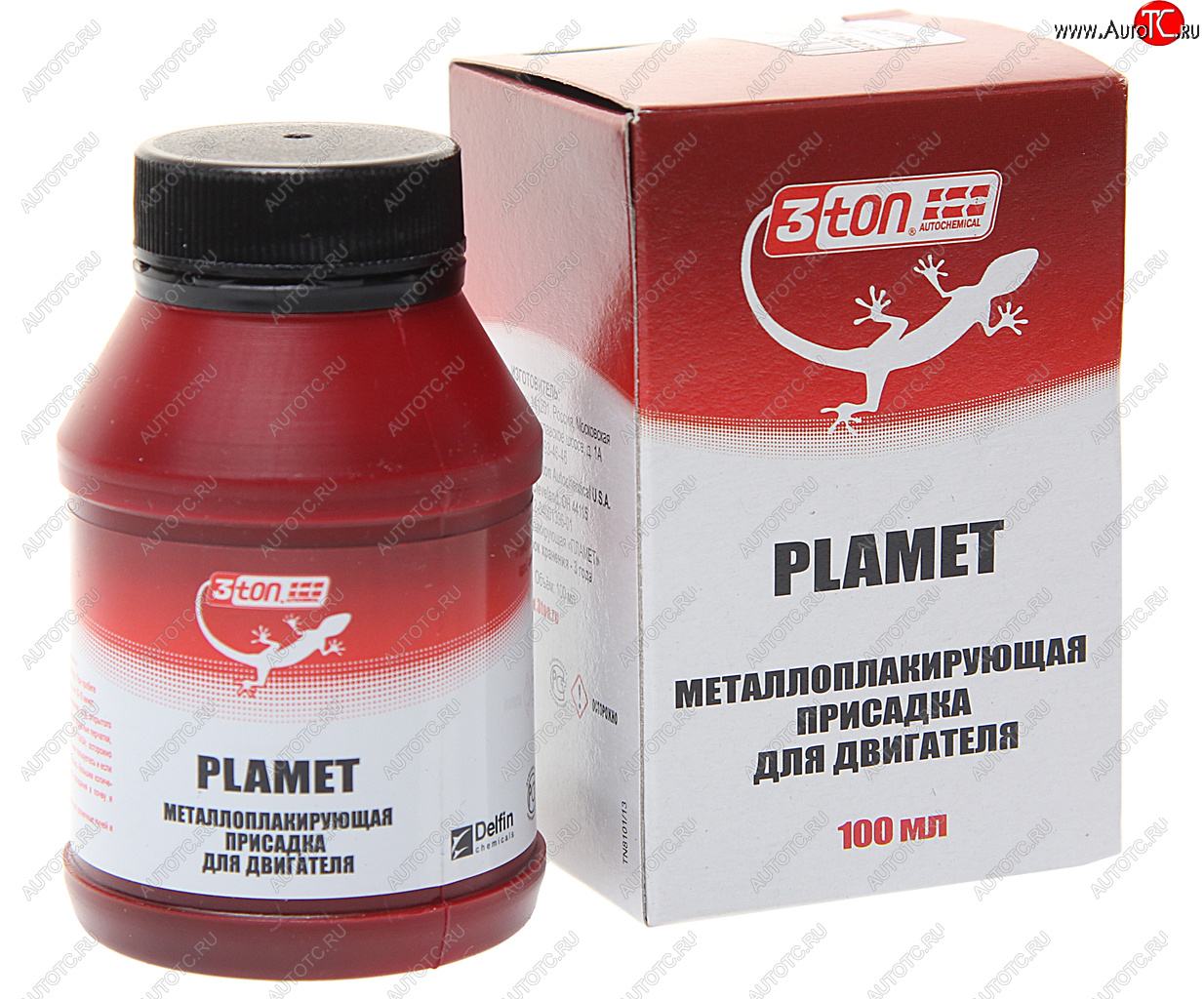 95 р. Присадка для двигателя PlaMet 100мл 3TON 3TON tm-105  с доставкой в г. Керчь