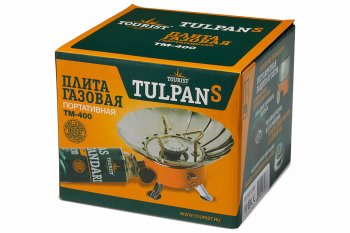 1 069 р. Плита газовая портативная лепестковая ветрозащитная Tulpan-S TOURIST TOURIST tm-400  с доставкой в г. Керчь. Увеличить фотографию 5