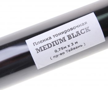 649 р. Пленка тонировочная 15% 0.75х3м Medium Black TOP COLOR TOP-TIP topcolor  с доставкой в г. Керчь. Увеличить фотографию 2