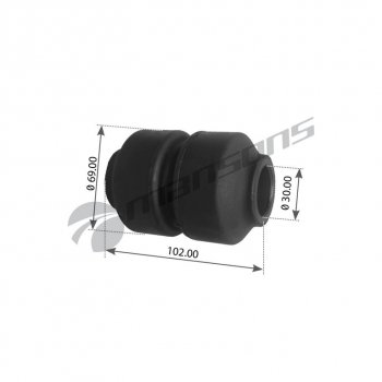 599 р. Сайлентблок SCHMITZ полурессоры (30х68х102) металл-резина MANSONS MANSONS trb4021  с доставкой в г. Керчь. Увеличить фотографию 1