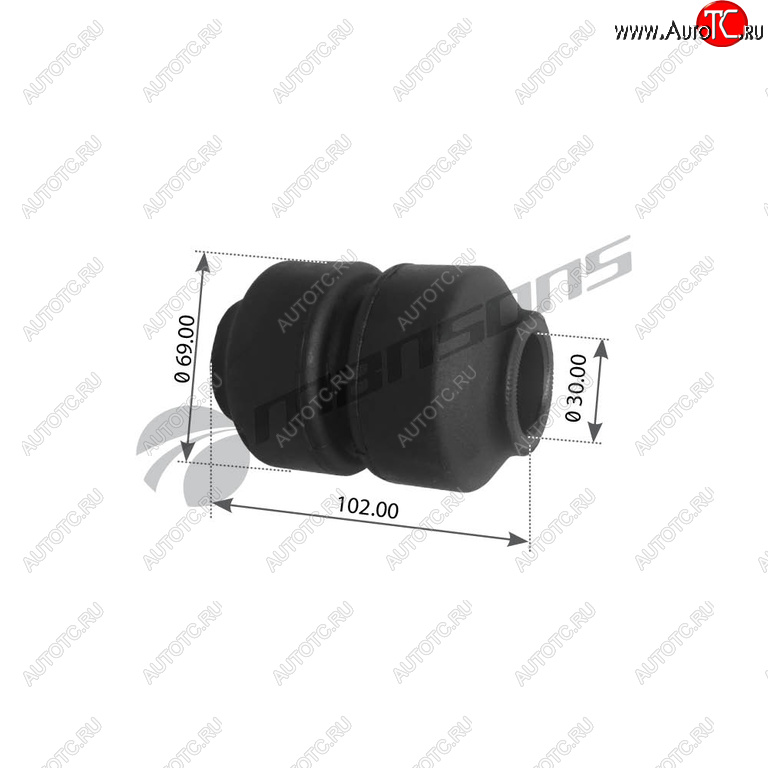 599 р. Сайлентблок SCHMITZ полурессоры (30х68х102) металл-резина MANSONS MANSONS trb4021  с доставкой в г. Керчь