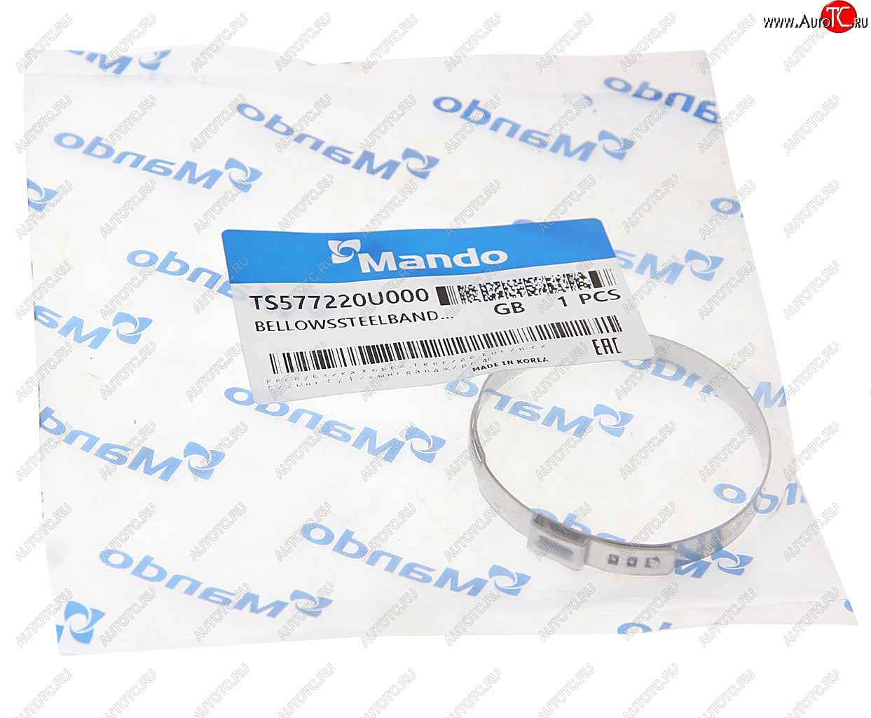 109 р. Хомут HYUNDAI Solaris пыльника рейки рулевой MANDO MANDO ts577220u000  с доставкой в г. Керчь