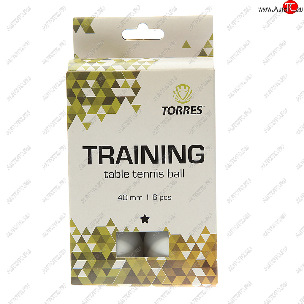 251 р. Шарик для настольного тенниса 6шт. Training 1 TORRES TORRES tt21016  с доставкой в г. Керчь