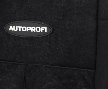 3 299 р. Универсальные чехлы сидений (майка, 9 предм., полиэстер/велюр) AUTOPROFI   (черный)  с доставкой в г. Керчь. Увеличить фотографию 4