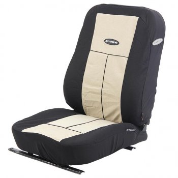 Универсальные чехлы сидений (майка, 9 предм., полиэстер/велюр (AIRBAG)) AUTOPROFI AUTOPROFI tt-902v bkl.be  (черные/с.бежевые)