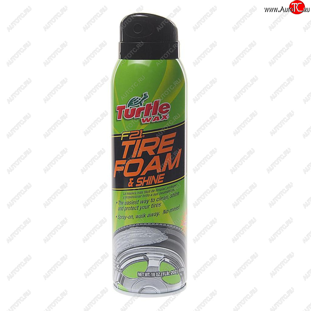 1 259 р. Очиститель шин с блеском аэрозоль 510мл F-21 TURTLE WAX TURTLE WAX tw-49  с доставкой в г. Керчь
