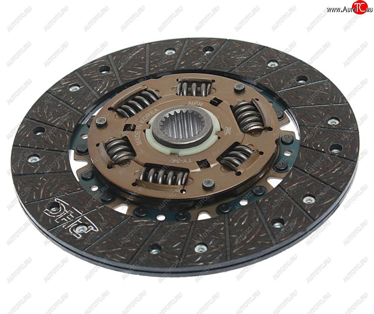 2 749 р. Диск сцепления TOYOTA Hilux (89-),Hiace (85-),Land Cruiser (84-) (2.2/2.4/2.7) (224мм) VALEO PHC VALEO PHC ty-34 VALEO PHC ty-34  с доставкой в г. Керчь