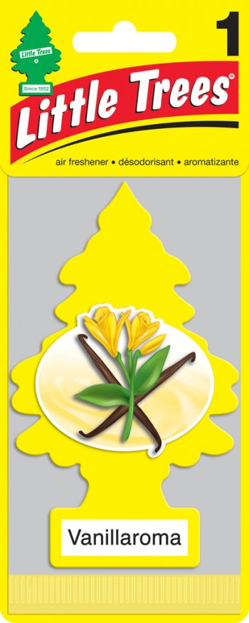 Ароматизатор подвесной пластина (ваниль) Елочка CAR FRESHNER CAR FRESHNER u1p-10105-russ