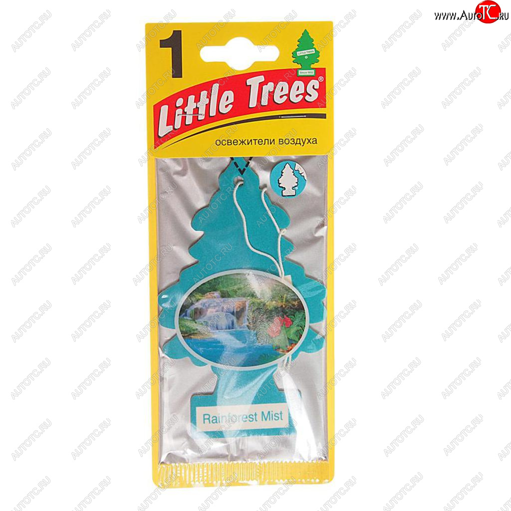 159 р. Ароматизатор подвесной пластина (тропический туман) Елочка CAR FRESHNER CAR FRESHNER u1p-10106-russ  с доставкой в г. Керчь