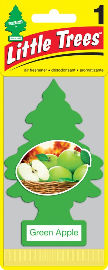 159 р. Ароматизатор подвесной пластина (яблоко зеленое) Елочка CAR FRESHNER CAR FRESHNER u1p-10316-russ  с доставкой в г. Керчь. Увеличить фотографию 1