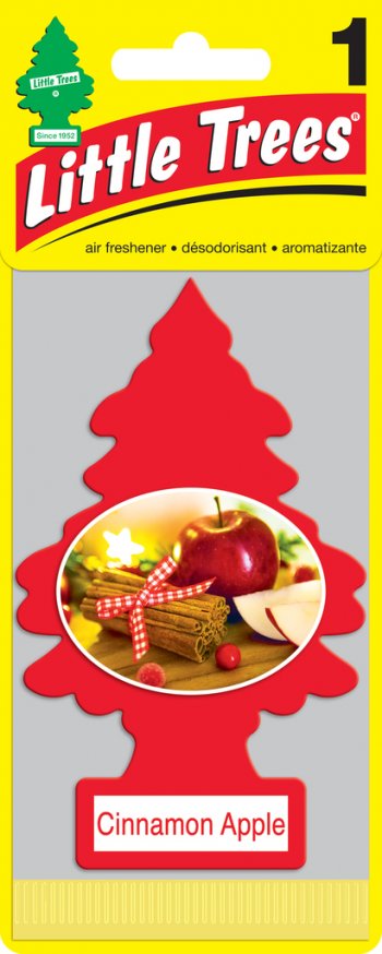 159 р. Ароматизатор подвесной пластина (яблоко и корица) Елочка CAR FRESHNER CAR FRESHNER u1p-10338-russ  с доставкой в г. Керчь. Увеличить фотографию 1