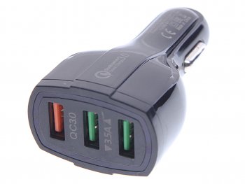 589 р. Устройство зарядное в прикуриватель 3USB 12V Quick Charge WIIIX WIIIX ucc-3-3  с доставкой в г. Керчь. Увеличить фотографию 1