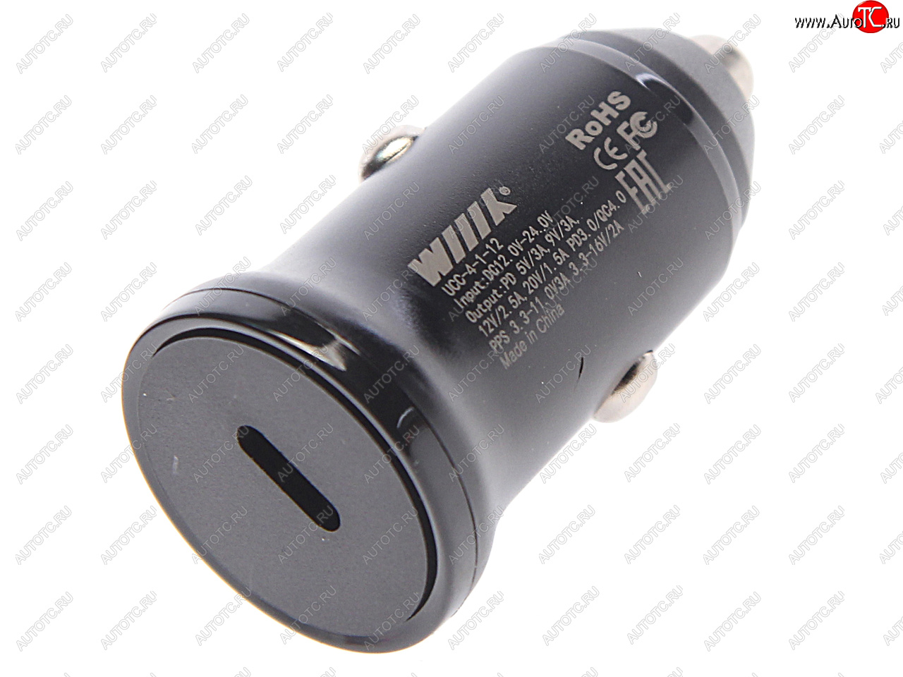569 р. Устройство зарядное в прикуриватель 1USB Type C 12V WIIIX WIIIX ucc-4-1-12  с доставкой в г. Керчь