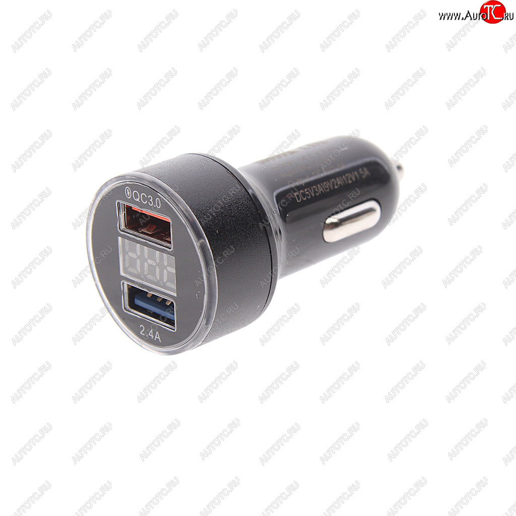 629 р. Устройство зарядное в прикуриватель 2USB 12V с вольтметром WIIIX WIIIX ucc-4-2-01-96  с доставкой в г. Керчь