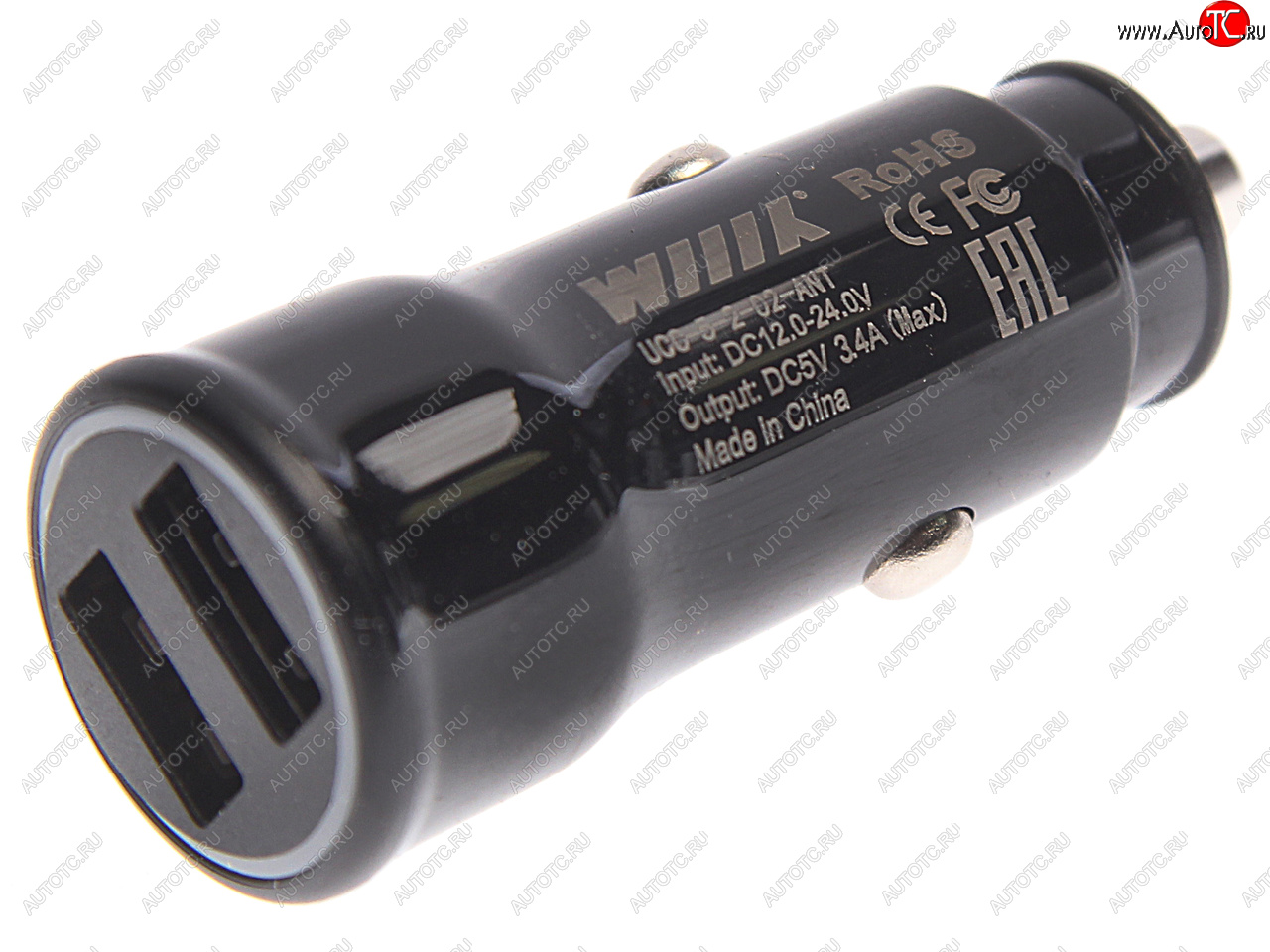 369 р. Устройство зарядное в прикуриватель 2USB 12V WIIIX WIIIX ucc-5-2-02-ant  с доставкой в г. Керчь