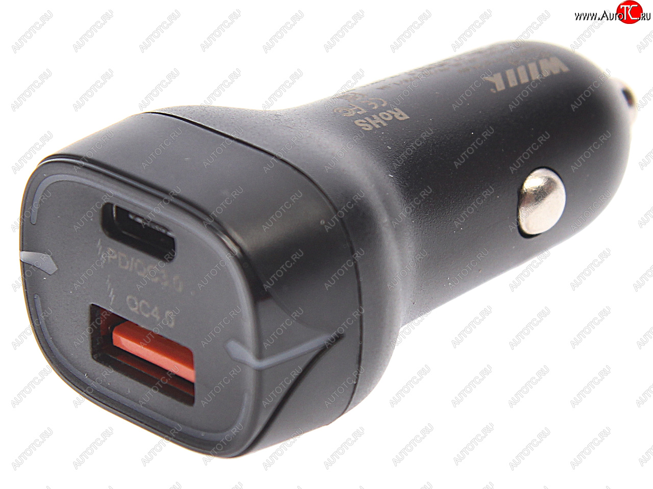 869 р. Устройство зарядное в прикуриватель 1USB + 1 Type C 12V WIIIX WIIIX ucc-7-2-08  с доставкой в г. Керчь