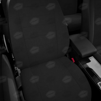 5 299 р. Авточехлы универсальные экокожа-жаккард черные комплект AVTOLIDER AVTOLIDER ujk31-0101  с доставкой в г. Керчь. Увеличить фотографию 3