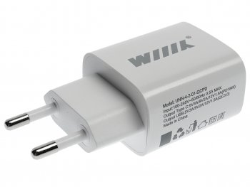619 р. Устройство зарядное в розетку 1USB + 1 Type C 220V WIIIX WIIIX unn-4-2-01-qcpd  с доставкой в г. Керчь. Увеличить фотографию 2